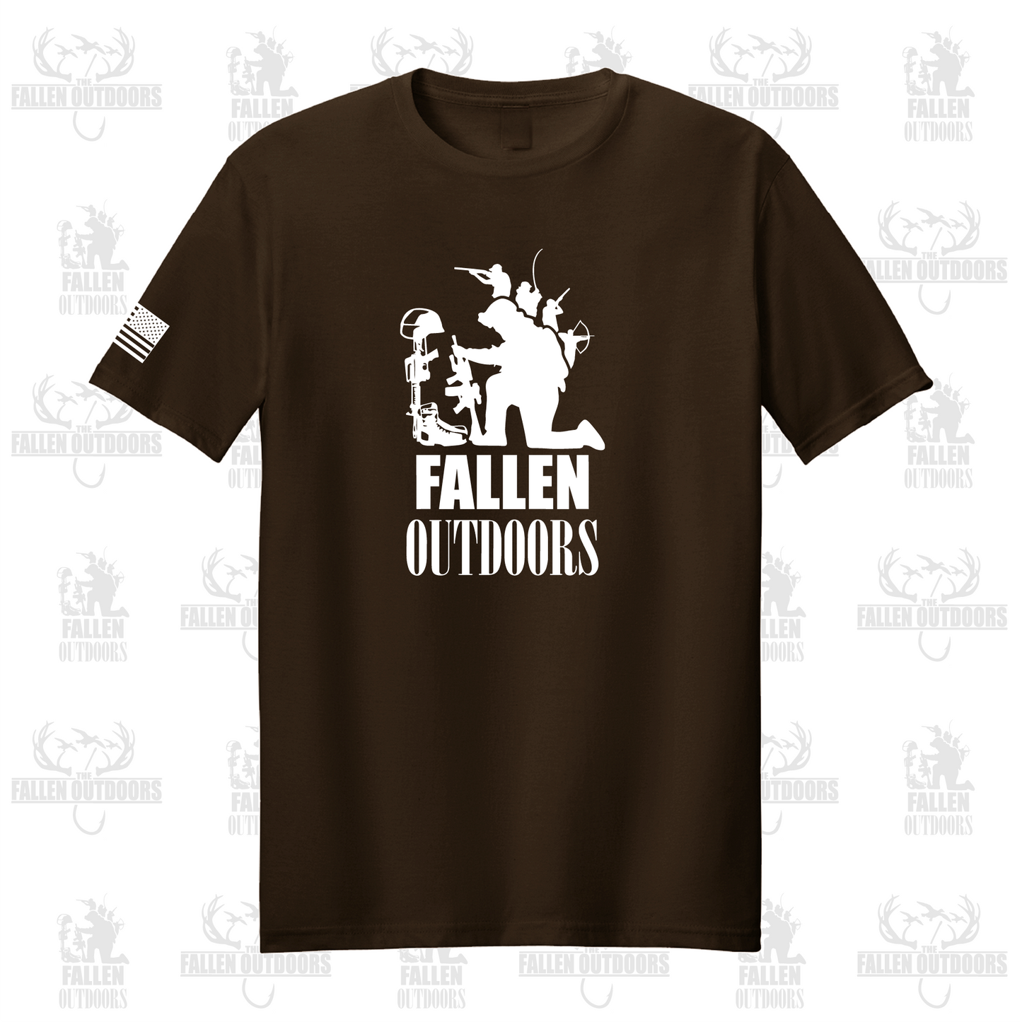 TFO CLASSIC MEN'S BROWN TSHIRT