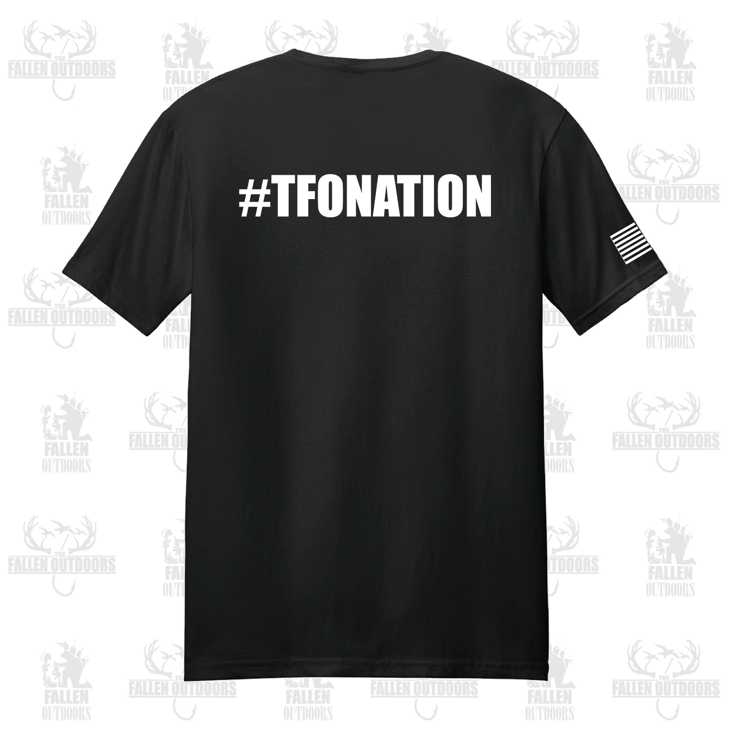 Hooks & Horns Men's Black T-Shirt