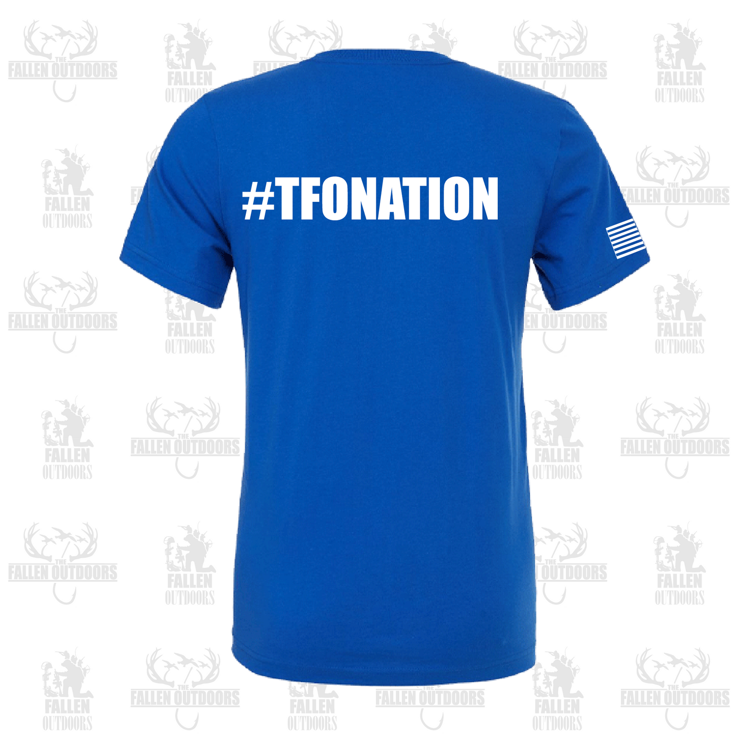 Hooks & Horns Men's Royal Blue T-Shirt