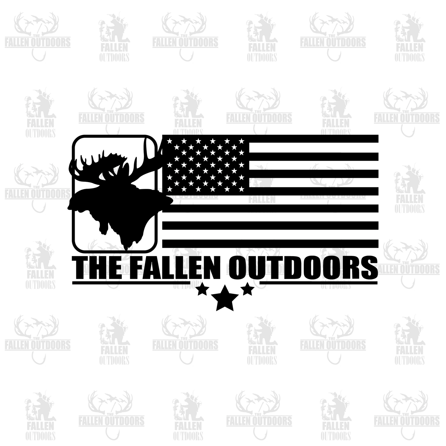 Animal Flag Decal