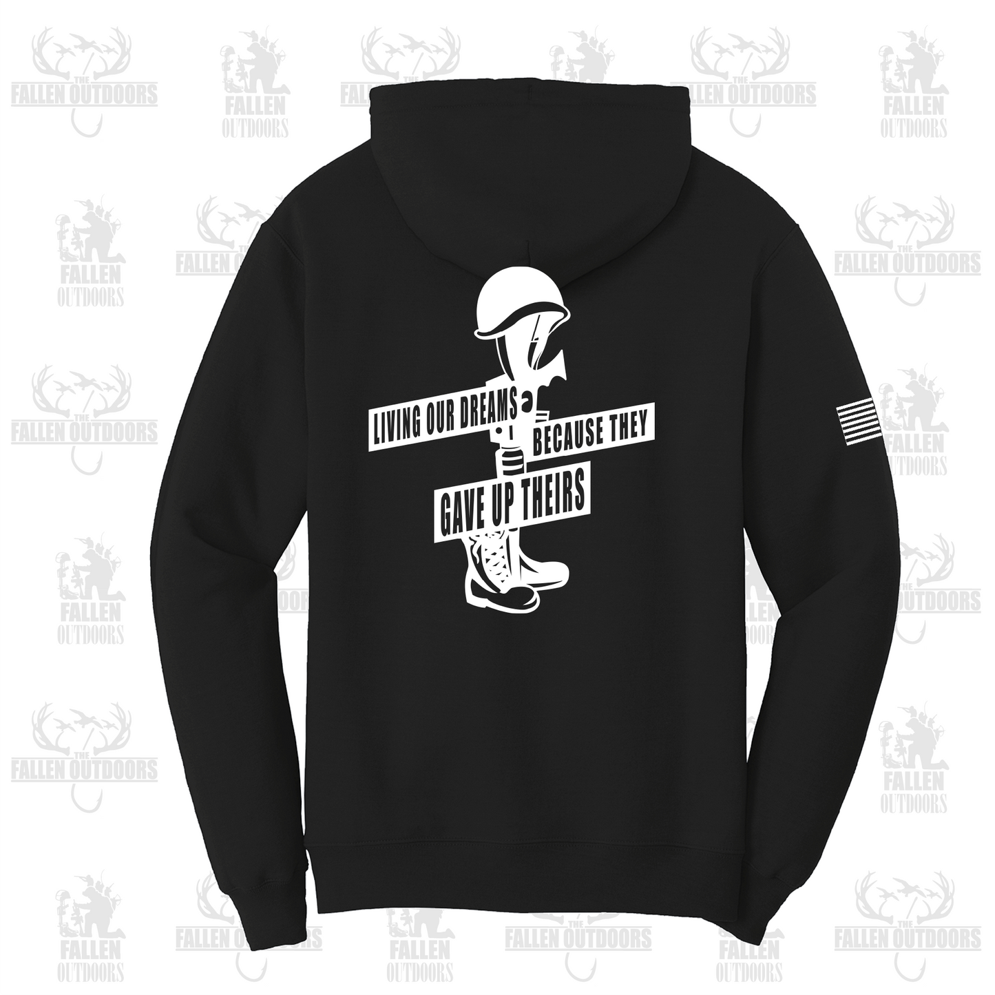 TFO CLASSIC MEN'S BLACK STANDARD COTTON HOODIE