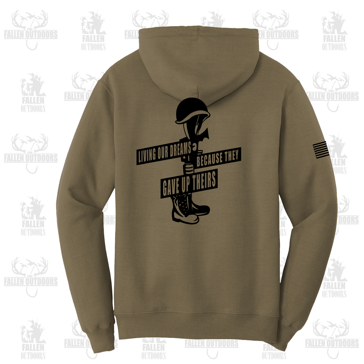 TFO Classic Performance Hoodie - Coyote Brown