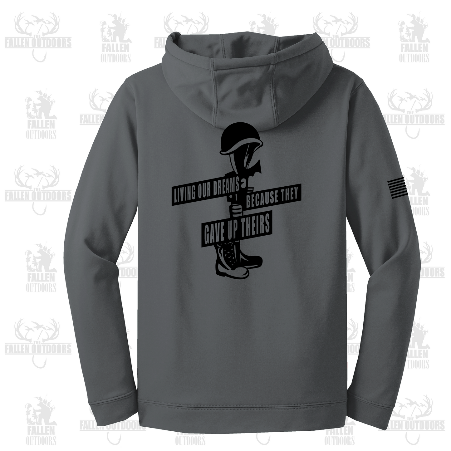 TFO Classic Men's Dark Grey Performance Hoodie