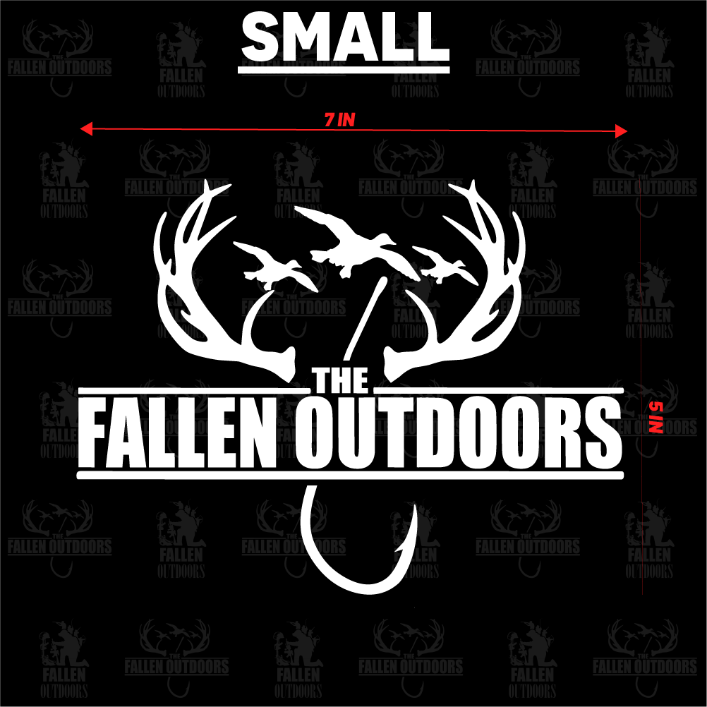 Hooks & Horns Logo Decal