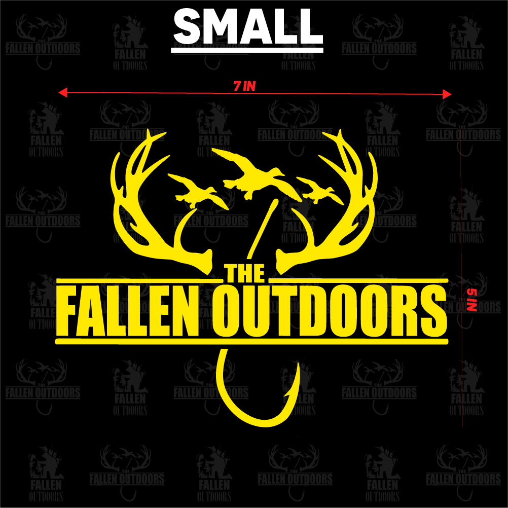 Hooks & Horns Logo Decal