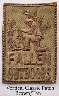 Classic Logo Patch VELCRO Small (Brown/Tan)