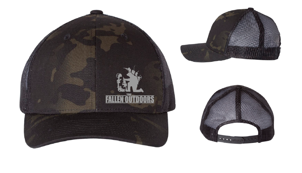 Adjustable Camo Trucker Hat