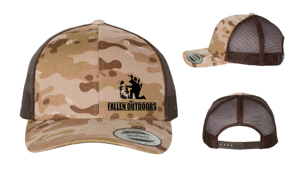 Adjustable Camo Trucker Hat