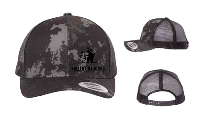 Adjustable Camo Trucker Hat