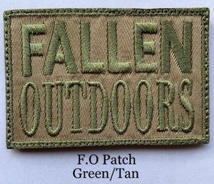 Fallen Outdoors Patch VELCRO (Olive/Tan)