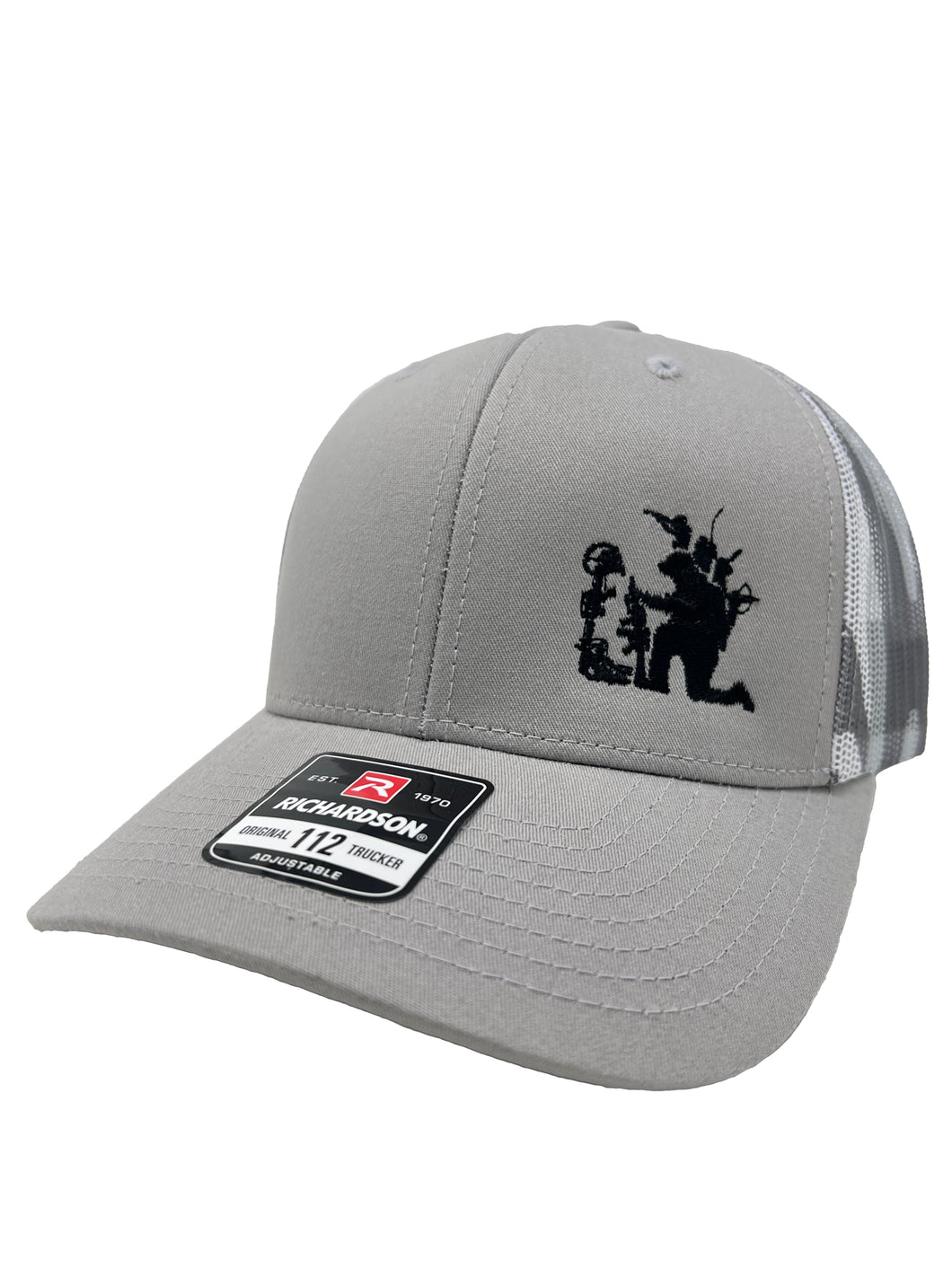 Classic Logo Trucker Hat (Gray/Snow Camo)