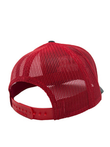 Fallen Outdoors Trucker Hat (Charcoal/Red)