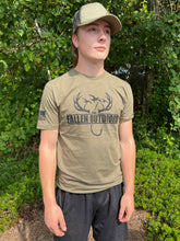 Load image into Gallery viewer, Hooks &amp; Horns Shirt (Olive)