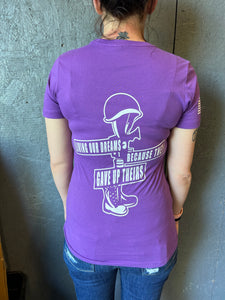 Classic Logo Ladies Shirt (Purple)