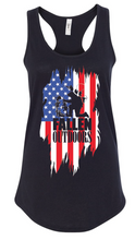 Load image into Gallery viewer, Tattered Flag Ladies Tank Top